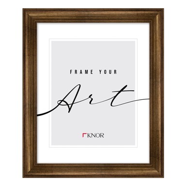 Plastični okvir bakrene boje 24x30 cm