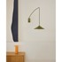 KAVE HOME Zelena zidna lampa ø 35 cm Kally