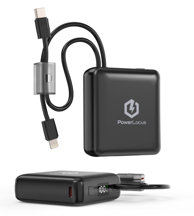 POWERLOCUS PLB-X Powerbank, 10000 mAh, crni