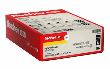 FISCHER Okvirni klin Hybridpower, 10 x 90 mm, 50 komada