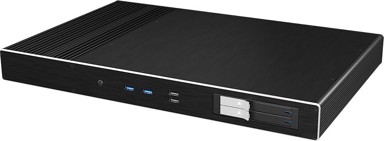 AKASA Kućište Galileo TU Plus MKII, mini tower, mini ITX, crno