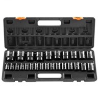 VEVOR Set udarnih nasadnih ključeva, 26 kom, 1/2 inčni pogon, metrički 10-36 mm
