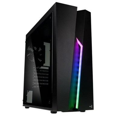 AEROCOOL Kućište Bolt RGB, Midi-Tower, crno, akrilno staklo