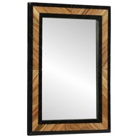 Ogledalo 70x2x70 cm solidno drvo akacije