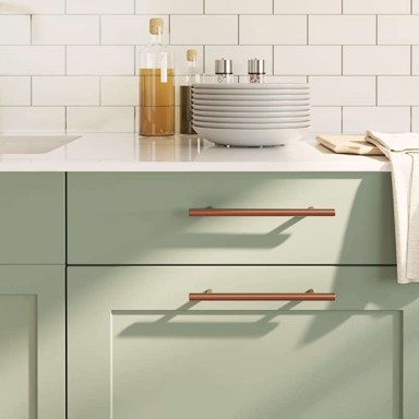 Ručke za ormarić 10 kom 160 mm, brončane