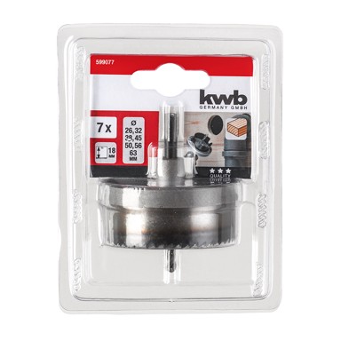 LUX TOOLS Kruna za bušilicu za drvo 26-63 mm 18 mm 7/1