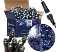 Svjetiljke za božićno drvce, 300 LED, hladna bijela, 18 m