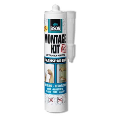 BISON Montažno ljepilo Montagekit transparent 310g