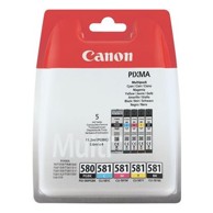CANON Tinta PGI-580BK + CL-581 BCMY, za Pixma TR7550/TR8550/TS6150/TS6151/TS8152/TS9150/TS9155, multipack