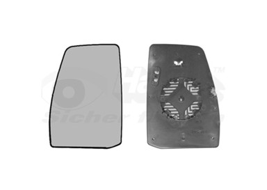 VAN WEZEL Ogledalo retrovizora Ford Transit Custom 12-, lijevo, -18, grijano, 1987837