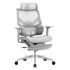 EXPERT 8.7 Ergonomska stolica s mrežicom, siva