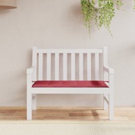 Jastuk za vrtnu klupu, 120 x 50 x 3 cm, tkanina Oxford, boja vina
