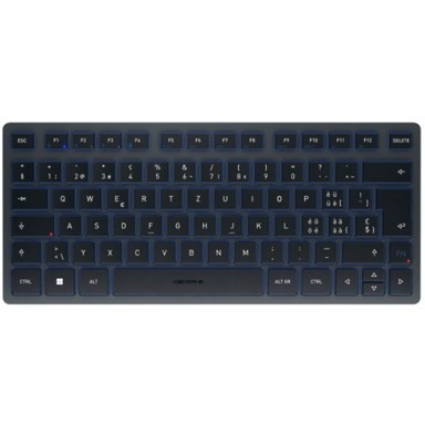 CHERRY Tipkovnica KW 7100 Mini BT Slate Blue Bluetooth plava internacionalna
