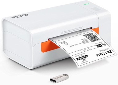 VEVOR Termo direktni printer naljepnica 4 x 6 in, USB, 150 mm/s, 203 DPI, za slanje paketa