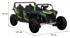 ATV Buggy na akumulator za 4 osobe Racing UTV2000 4x4- zeleni