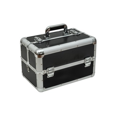 LUX TOOLS Aluminijska kutija za alat, crna