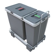 ELLETIPI Plastična kanta za razvrstani otpad/ugradbena 18 + 8 l Ecofil