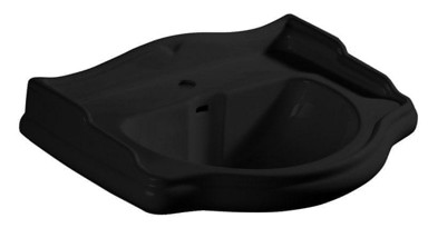KERASAN RETRO Umivaonik, 73x54 cm, keramika, crna mat