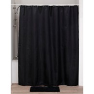 WENKO Zavjesa za tuš Diamond Black H200 cm