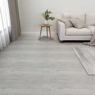 Podne PVC samoljepljive obloge 55 komada, svijetlo siva 5 11 m²