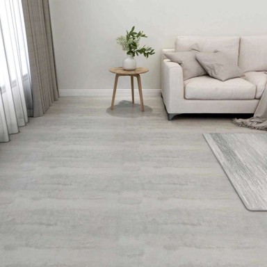 Podne PVC samoljepljive obloge 55 komada, svijetlo siva 5 11 m²