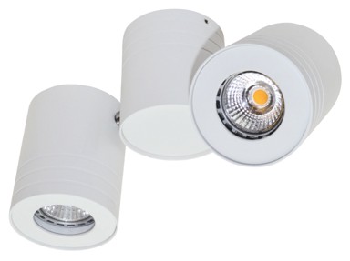 Nagradbena spot rasvjeta Faretto r2 alu, bijela