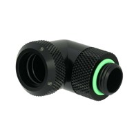 BARROW Multi-Link adapter 90°, G1/4 inča AG do 14mm OD, Hardtube, rotirajući, crni