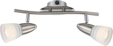 Reflektor Caleb, 2xE14 LED, IP20, srebrna