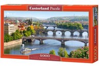 CASTORLAND Puzzle Mostovi na Vltavi Prag, 4000 kom