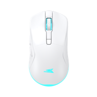 BARACUDA Bežični gaming miš BGM-122 Turtle, bijeli, 3200 DPI