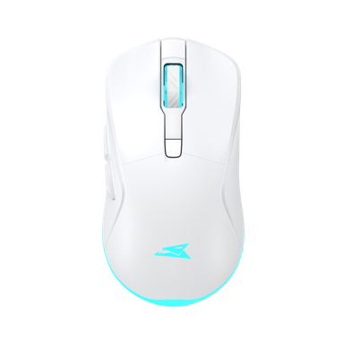 BARACUDA Bežični gaming miš BGM-122 Turtle, bijeli, 3200 DPI