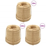Konop sisal, 3 kom, 16 mm, prirodna