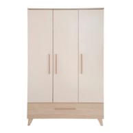 ROBA Krem/u prirodnoj boji dječja garderoba u dekoru hrasta 118x190x52 cm Sidney 