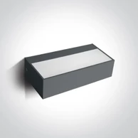 Zidna svjetiljka, LED, 7 W, 3000 K, 400 lm, 230 V, IP65, antracit