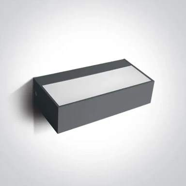 Zidna svjetiljka, LED, 7 W, 3000 K, 400 lm, 230 V, IP65, antracit