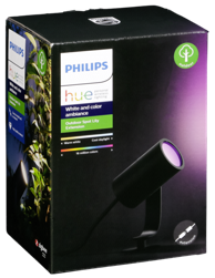 PHILIPS Vanjski LED reflektor Hue Lily, crni