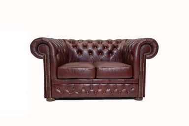 CHESTERFIELD Dvosjed First Class Leather, 2-sjedišta, Cloudy Red