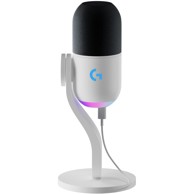 LOGITECH Gaming mikrofon Yeti GX Dynamic RGB, LIGHTSYNC, bijeli