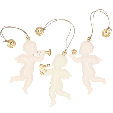 SPRINGOS Set božićnih ukrasa Anđelići, 3 komada  