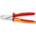 KNIPEX Dijagonalna kliješta za teške uvjete VDE 74 06 250, crveno/žuta