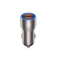 XO Auto punjač CC52, 2x USB, 36 W, crna