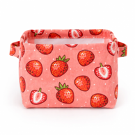 LIVEFY Koš za igračke Strawberry, crvena