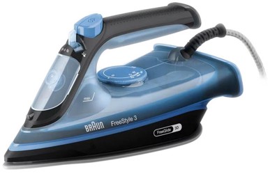 BRAUN Parno glačalo FreeStyle 3 FI 3194, plava