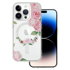 ONASI Silikonska maskica, iPhone 15, Clear Case Elite, MagSafe, roza