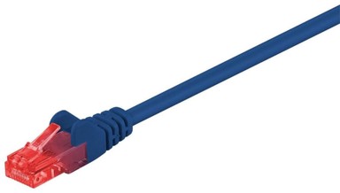 U/UTP Mrežni kabel CAT6, PVC, 0,5 m, plavi