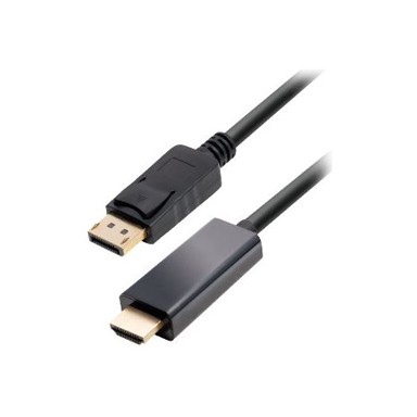 TRANSMEDIA Kabel DisplayPort (M) na HDMI (M), 1 m