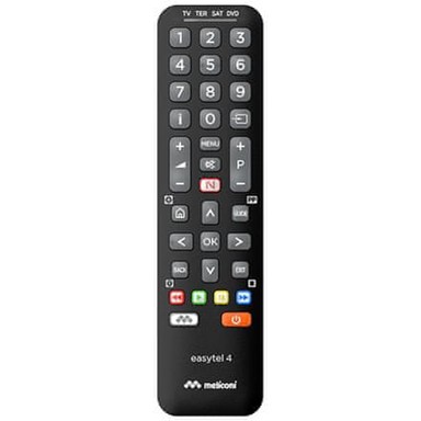 MELICONI Daljinski upravljač EASYTEL 4, univerzalni, crna