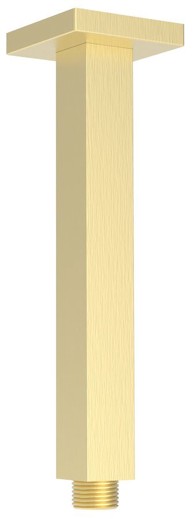 SAPHO Kvadratni stropni nosač za tuš, 200 mm, mat zlato