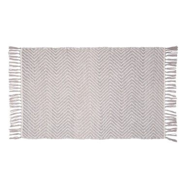 WENKO Siva kupaonska prostirka od reciklirane plastike Gata, 50 x 80 cm