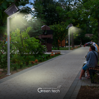 GREEN TECH LED Solarna ulična rasvjeta sa stupom